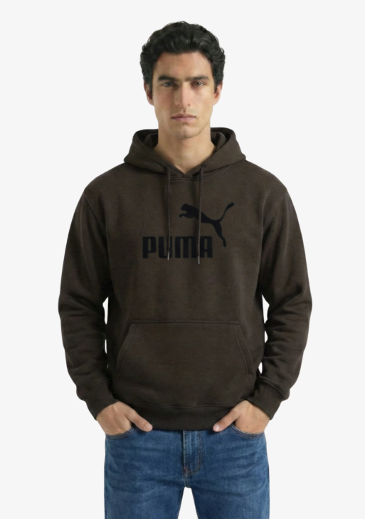 هودي "PUMA" الفاخر باللون الأسود المطبوع